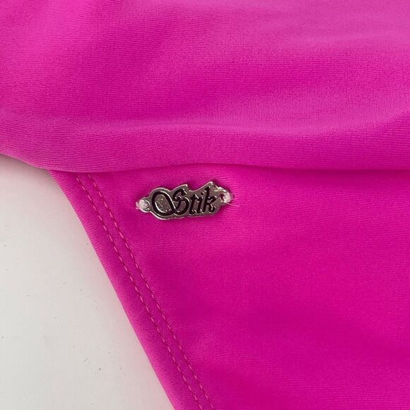 Stik Women's Pink Bikini Bottom Size Medium - Picture 3 of 5